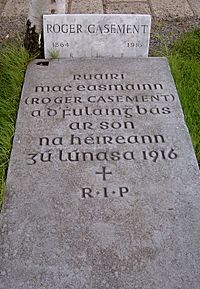 Archivo:Roger Casement-Grave in Glasnevin