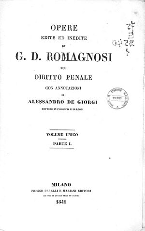 Archivo:Romagnosi, Gian Domenico – Opere, 1841 – BEIC 15605413