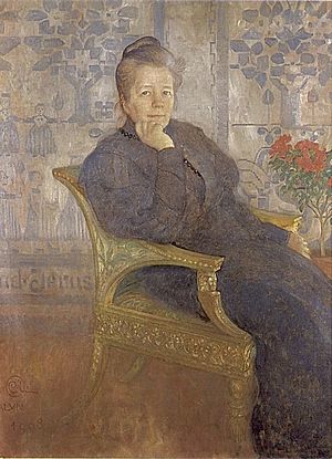 Archivo:Selma Lagerlof (1908), painted by Carl Larsson