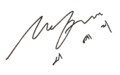 Seo Yea-ji signature