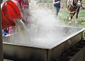 Sorghum molassses making