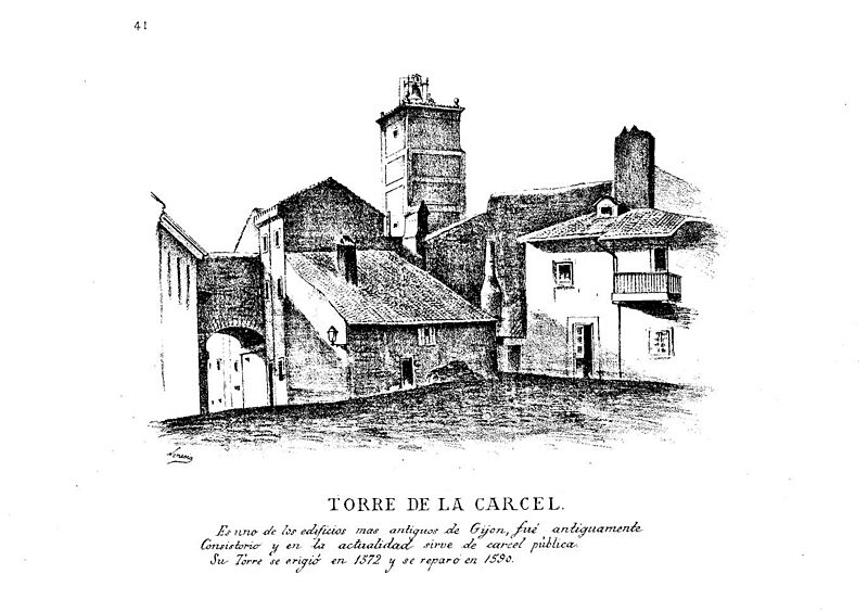 Torre-de-la-carcel-o-torre-del-reloj-xixon