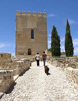 Archivo:Torre del Homenaje en la Fortaleza de La Mota