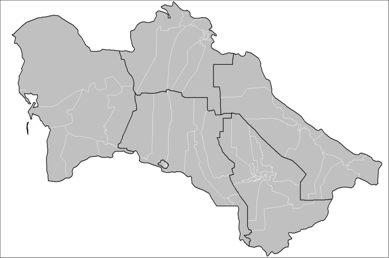Turkmenistan districts