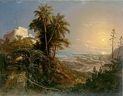 Archivo:Vista de Puerto Cabello (1843) Ferdinand Bellermann.