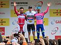 Volta Catalunya 2013. Daniel Martin, Joaquim Rodríguez i Michele Scarponi (cropped)