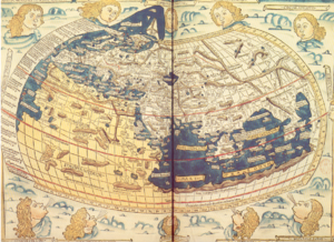 Archivo:World of Ptolemy as shown by Johannes de Armsshein - Ulm 1482