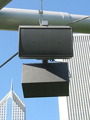 Archivo:20070919 Pritzker Pavilion speakers