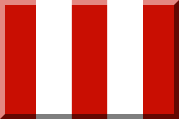 600px pentasection vertical HEX-C90E02 White
