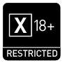Australian Classification Restricted 18+ (X 18+).svg