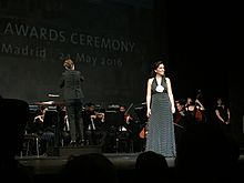 Auxiliadora Toledano during Europa Nostra Heritage Awards 2016 in Madrid.jpg