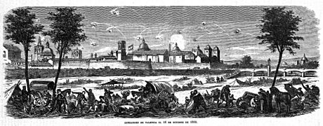 Archivo:Bombardeo de Valencia el 16 de octubre de 1869, de Padró