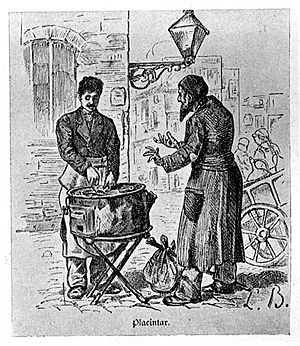 Archivo:Bucharest, Greek pie-maker, 1880