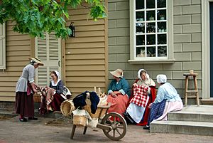 Archivo:Colonial Williamsburg ladies