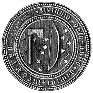 Archivo:Dalarnas äldsta sigill (från 1435)