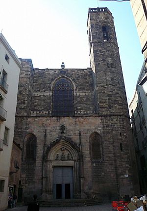 Archivo:Façana de l'església dels sants Just i Pastor