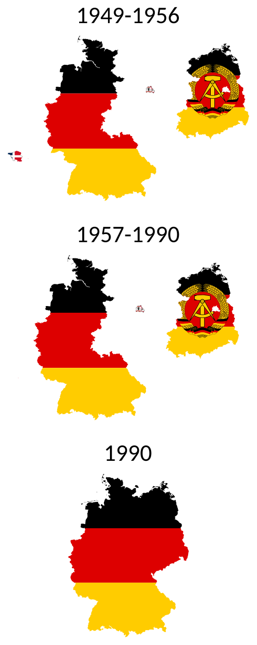 Flag map of Germany (separation).svg