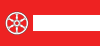 Flagge der kreisfreien Stadt Erfurt laut Hauptsatzung.svg