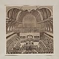 Jacobite broadside - Westminster Hall during the trial of Lord Lovat