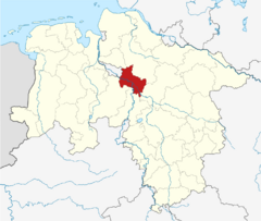 Locator map VER in Lower Saxony.svg