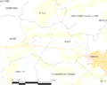 Map commune FR insee code 53115