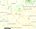 Map commune FR insee code 85223