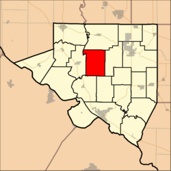 Map highlighting Walsh Precinct, Randolph County, Illinois.svg