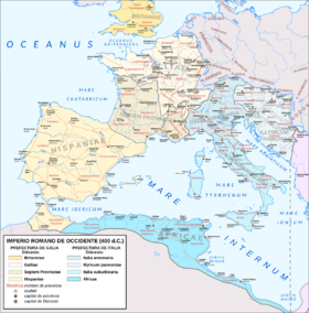 Mapa Imperio Occidental año 400 (general).svg
