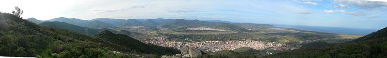 Panorama shot of Muravera