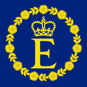 Archivo:Personal flag of Queen Elizabeth II