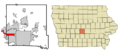 Polk County Iowa Incorporated and Unincorporated areas Clive Highlighted