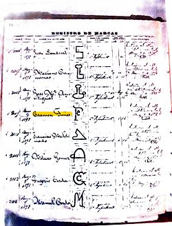 Archivo:Registro provincial de marcas de Zapala