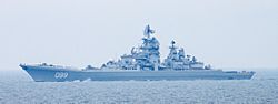 Archivo:Russian battlecruiser Pyotr Velikiy-9