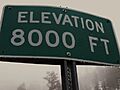 SanBernardinoMountains8000feetsign