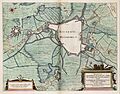 Siege of Den Bosch 1629 - Nouvelle Carte Representant La Ville de Boldvc en plan, avec ses Rempars, Fossez, Forteresses d'alentour, etc (J.Blaeu, 1649)