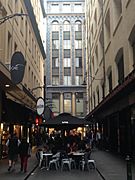 The Majorca Building from Degraves Street, 2013