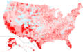 U.S. Presidential Election Swing by County from 2020 to 2024