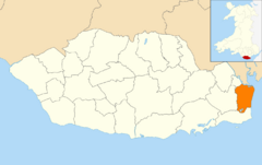 Wales Vale of Glamorgan Community Penarth map.svg
