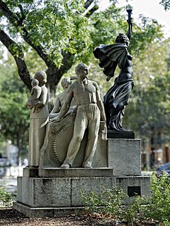 (Barcelona) Monument a Francesc Lairet i Foix- right side
