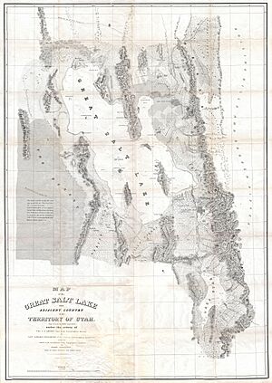 Archivo:1852 Stansbury Map of Utah and the Great Salt Lake - Geographicus - GreatSaltLake-stansbury-1852