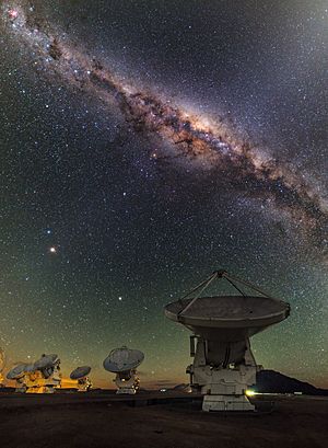 Archivo:ALMA and the centre of the Milky Way