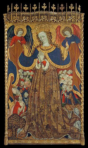 Archivo:Bonanat Zaortiga - Virgin of Mercy - Google Art Project