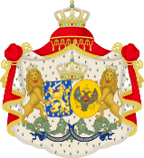 Coat of Arms of Anna of Russian, Queen of the Netherlands.svg