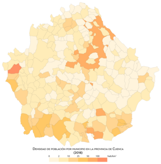 Cuenca densidad 2018
