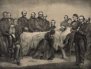 Archivo:Death bed of Lincoln (cropped)