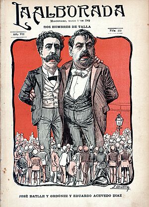 Archivo:Eduardo Acevedo Díaz y José Batlle y Ordóñez