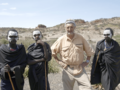 Enrique baquedano con los Masáis Morani