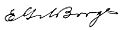 Esteban Gil Borges signature