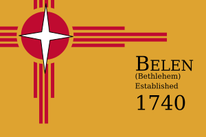 Flag of Belen, New Mexico