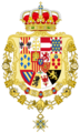 Greater Royal Coat of Arms of Spain (1931) Version with Golden Fleece and Charles III Orders